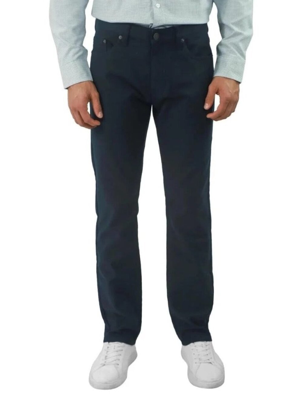 Jachs New York Blue Men's 40x30 5-Pocket Stretch Pants Straight Fit  e1695